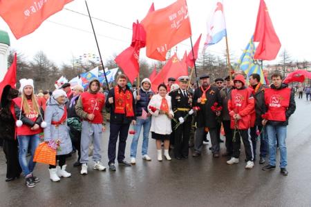 Праздник Победы в Магадане