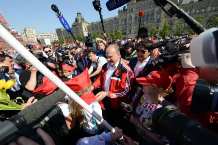 Клятва во имя добра и справедливости. На Красной площади прошел пионерский праздник
