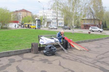 Кострома. «Угощаем кашей по-солдатски и чаем» 