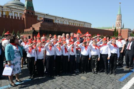 Клятва во имя добра и справедливости. На Красной площади прошел пионерский праздник