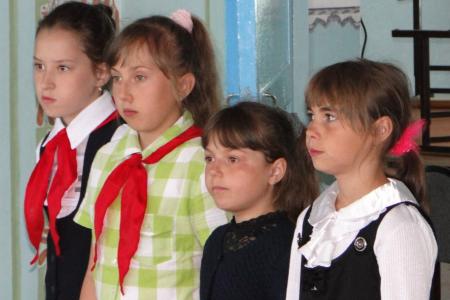 Дружина им. Героя России Сергея Солнечникова в Константиновском районе Амурской области пополнилась пионерами и октябрятами