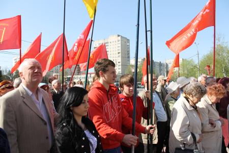 Первомай во Владимире: коммунисты отдельно от профсоюзов
