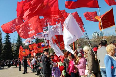 Наше дело правое, мы победили! Челябинские коммунисты отметили День Победы