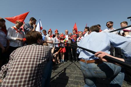 Клятва во имя добра и справедливости. На Красной площади прошел пионерский праздник