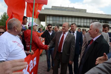 6 мая Г.А. Зюганов провел встречи в столице Республики Крым - городе Симферополе