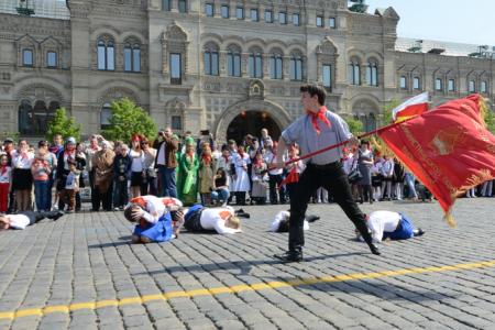 Клятва во имя добра и справедливости. На Красной площади прошел пионерский праздник