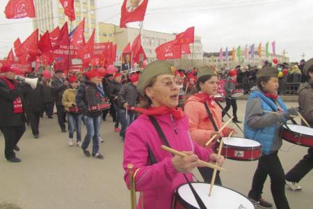 Навстречу 100-летию образования Якутской АССР! Первомай в Якутии