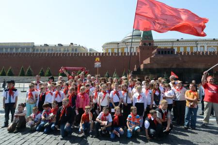 Клятва во имя добра и справедливости. На Красной площади прошел пионерский праздник