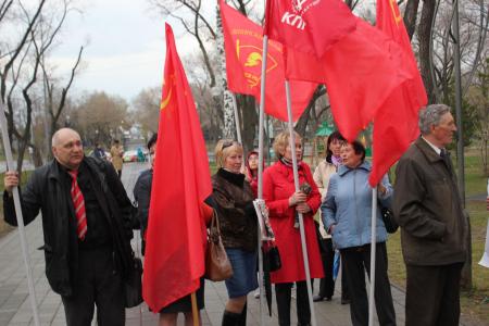 Тюменские коммунисты приняли участие в траурном митинге в память о сожженных заживо одесситах