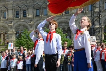 Клятва во имя добра и справедливости. На Красной площади прошел пионерский праздник