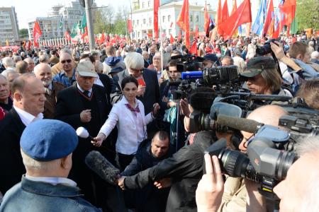 «Антинародное правительство Медведева должно быть отправлено в отставку!» Шествие и митинг в Москве
