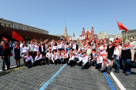 Клятва во имя добра и справедливости. На Красной площади прошел пионерский праздник