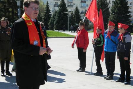 Самарская область. Возложение цветов к Вечному огню