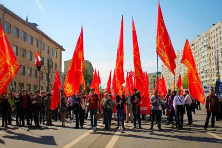 Московский Комсомол. Только в солидарности обретем победу!