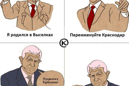 Интернет-голосование в Краснодаре: 62% жителей за Краснодар, лишь 34 - за Екатеринодар. Мэр Евланов обещал депутату Обухову "руководствоваться мнением большинства жителей"