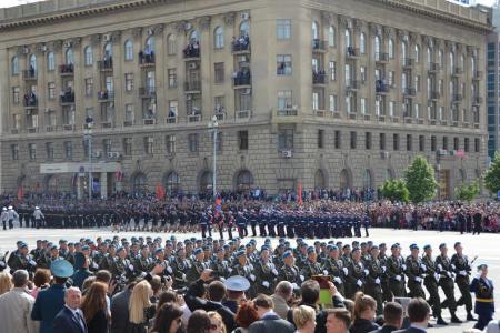 Город-герой Волгоград. Фракция КПРФ городской думы приняла участие в праздновании Дня Победы
