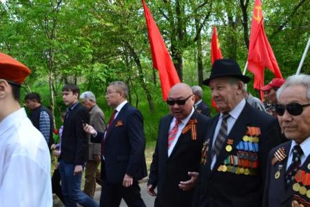 Республика Калмыкия. Коммунисты отпраздновали День Победы