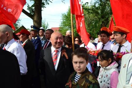 Республика Калмыкия. Коммунисты отпраздновали День Победы