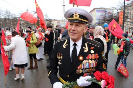 Праздник Победы в Магадане