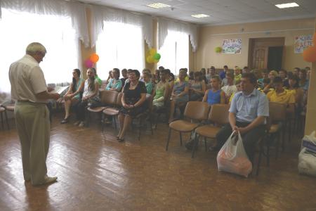 Н.В. Разворотнев посетил школу-интернат в Липецке