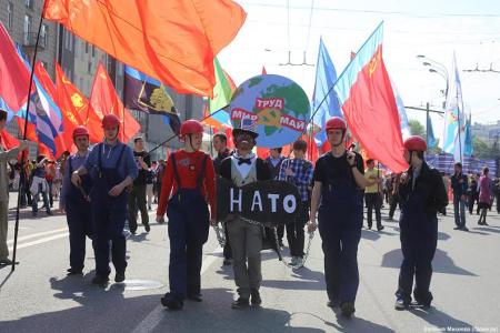 Московский Комсомол. Только в солидарности обретем победу!