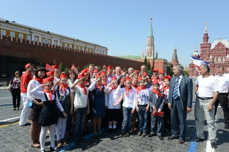 Клятва во имя добра и справедливости. На Красной площади прошел пионерский праздник