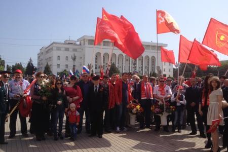 В Махачкале прошел праздничный митинг, посвященный Дню Победы