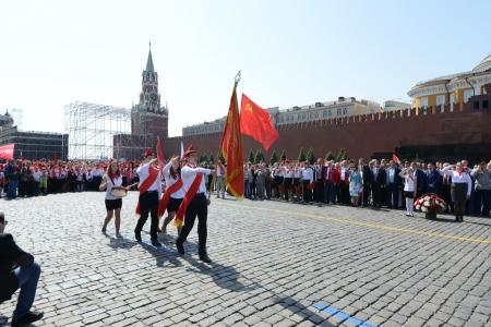 Клятва во имя добра и справедливости. На Красной площади прошел пионерский праздник