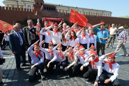 Клятва во имя добра и справедливости. На Красной площади прошел пионерский праздник
