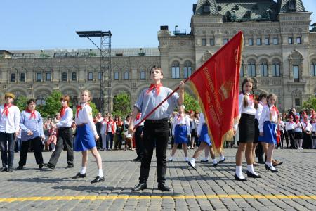 Клятва во имя добра и справедливости. На Красной площади прошел пионерский праздник