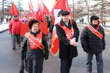 Первомай встретили в Магадане