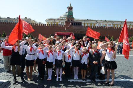 Клятва во имя добра и справедливости. На Красной площади прошел пионерский праздник