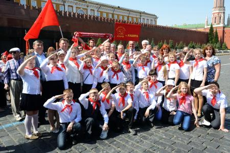 Клятва во имя добра и справедливости. На Красной площади прошел пионерский праздник