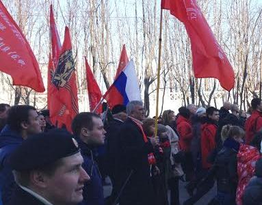 Мурманская область. День Победы под Красным Знаменем!
