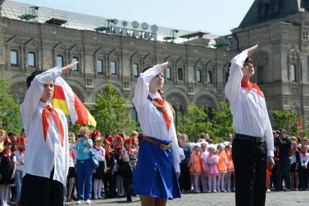 Клятва во имя добра и справедливости. На Красной площади прошел пионерский праздник