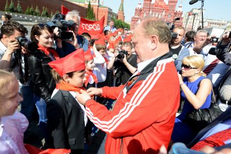 Клятва во имя добра и справедливости. На Красной площади прошел пионерский праздник
