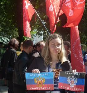 Республика Крым. В Симферополе коммунисты провели митинг в поддержку юго-восточной Украины
