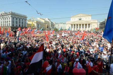 Г.А. Зюганов на Первомайском митинге в Москве: Наша солидарность – залог Победы!