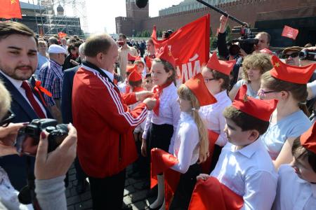 Клятва во имя добра и справедливости. На Красной площади прошел пионерский праздник