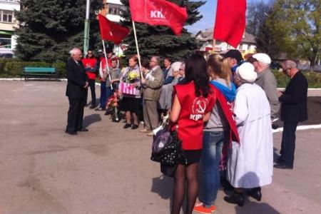 Тульская область. Шествиями и митингами отметили местные отделения КПРФ День международной солидарности трудящихся