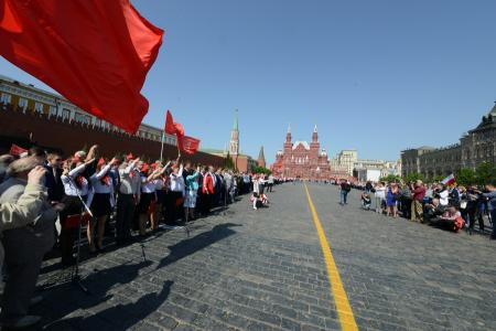 Клятва во имя добра и справедливости. На Красной площади прошел пионерский праздник