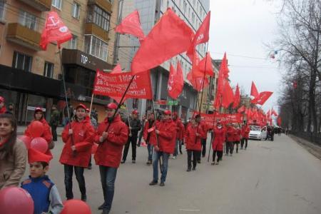 Красный первомай в Перми