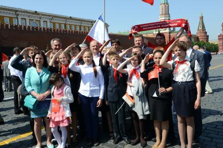 Клятва во имя добра и справедливости. На Красной площади прошел пионерский праздник
