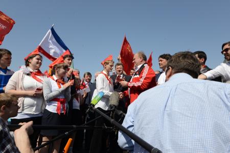 Клятва во имя добра и справедливости. На Красной площади прошел пионерский праздник