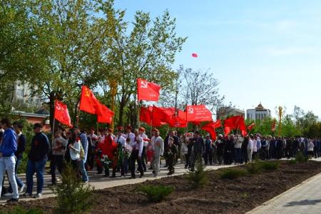 Республика Калмыкия. Коммунисты отпраздновали День Победы