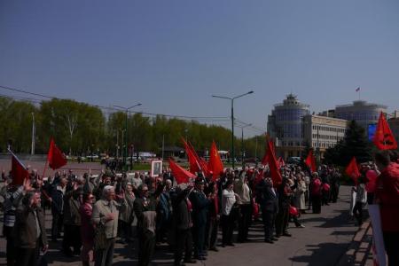 Липецкая область. Первомай шагает по городу…