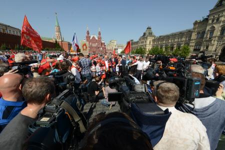 Клятва во имя добра и справедливости. На Красной площади прошел пионерский праздник