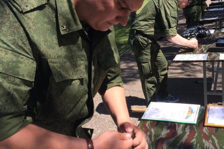 Ворошиловские стрелки. Секретари Тульского обкома КПРФ прошли военные сборы и получили очередные офицерские звания