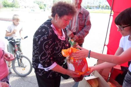 В г.Оса Пермского края состоялся сбор гуманитарной помощи для юго-востока Украины