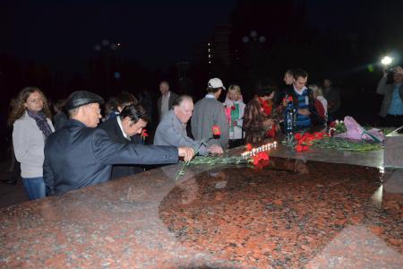 Коммунисты и комсомольцы Белгородской области почтили память погибших в Великой Отечественной Войне вахтой памяти 